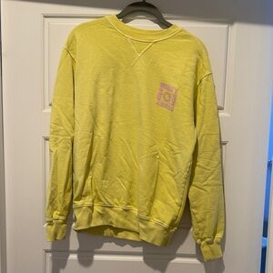 Billabong Yellow Crewneck Sweater